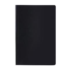 Vue Carnet A5 à couverture souple avec papier minéral IMPACT de couleur noir| Krokrodeal