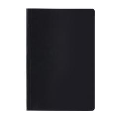Vue Carnet A5 à couverture souple avec papier minéral IMPACT de couleur noir| Krokrodeal