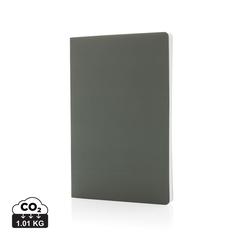 Vue Carnet A5 à couverture souple avec papier minéral IMPACT de couleur vert| Krokrodeal