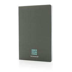 Vue Carnet A5 à couverture souple avec papier minéral IMPACT de couleur vert| Krokrodeal
