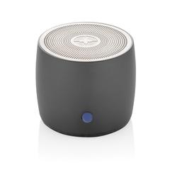 Vue Enceinte 3W aluminium recyclé RCS Swiss peak de couleur gris| Krokrodeal