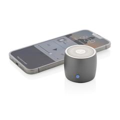Vue Enceinte 3W aluminium recyclé RCS Swiss peak de couleur gris| Krokrodeal