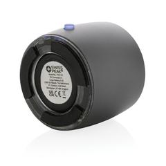 Vue Enceinte 3W aluminium recyclé RCS Swiss peak de couleur gris| Krokrodeal