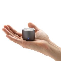 Vue Enceinte 3W aluminium recyclé RCS Swiss peak de couleur gris| Krokrodeal