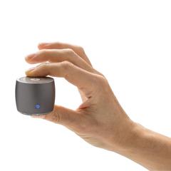 Vue Enceinte 3W aluminium recyclé RCS Swiss peak de couleur gris| Krokrodeal