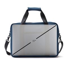 Vue VINGA Sac d'ordinateur Baltimore de couleur bleu| Krokrodeal