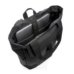 Vue Sac à dos/cabas pour ordinateur 15'' de couleur noir| Krokrodeal