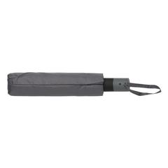 Vue Mini parapluie automatique 21" en rPET 190T Impact AWARE™ de couleur gris| Krokrodeal