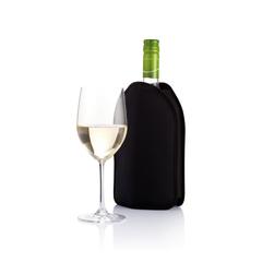 Vue Housse isotherme pour bouteille de vin de couleur noir| Krokrodeal
