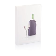 Vue Housse isotherme pour bouteille de vin de couleur noir| Krokrodeal
