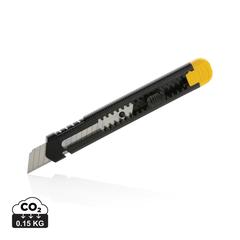 Vue Cutter en plastique recyclé RCS de couleur jaune| Krokrodeal