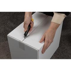 Vue Cutter en plastique recyclé RCS de couleur jaune| Krokrodeal