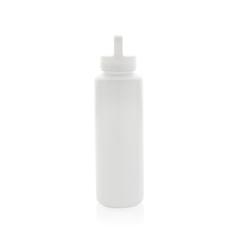 Vue Bouteille 500ml en PP recyclé RCS et avec poignée de couleur blanc| Krokrodeal
