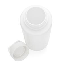 Vue Bouteille 500ml en PP recyclé RCS et avec poignée de couleur blanc| Krokrodeal