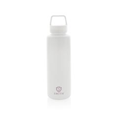 Vue Bouteille 500ml en PP recyclé RCS et avec poignée de couleur blanc| Krokrodeal