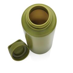 Vue Bouteille 500ml en PP recyclé RCS et avec poignée de couleur vert| Krokrodeal