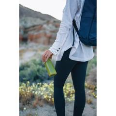 Vue Bouteille 500ml en PP recyclé RCS et avec poignée de couleur vert| Krokrodeal