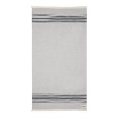 Vue Serviette Hammam Ukiyo Yumiko AWARE™ Made in Europe de couleur noir| Krokrodeal
