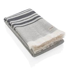 Vue Serviette Hammam Ukiyo Yumiko AWARE™ Made in Europe de couleur noir| Krokrodeal