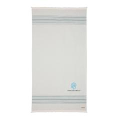 Vue Serviette Hammam Ukiyo Yumiko AWARE™ Made in Europe de couleur vert| Krokrodeal