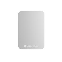 Vue Powerbank 3000mAh en plastique/alu RCS UrbanVitamin Burbank de couleur gris| Krokrodeal
