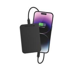Vue Powerbank 3000mAh en plastique/alu RCS UrbanVitamin Burbank de couleur noir| Krokrodeal