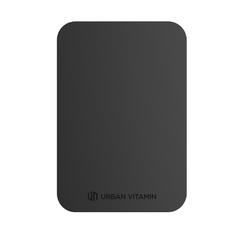 Vue Powerbank 3000mAh en plastique/alu RCS UrbanVitamin Burbank de couleur noir| Krokrodeal