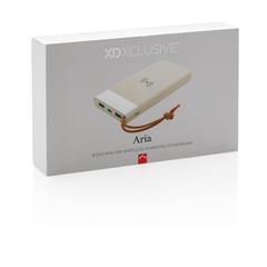 Vue Batterie de secours Aria 8000 mAh et induction 5W de couleur blanc| Krokrodeal