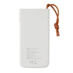 Vue Batterie de secours Aria 8000 mAh et induction 5W de couleur blanc| Krokrodeal