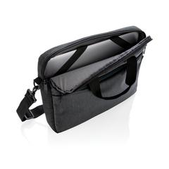 Vue Sacoche 900D pour ordinateur 15'' de couleur noir| Krokrodeal
