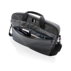 Vue Sacoche 900D pour ordinateur 15'' de couleur noir| Krokrodeal