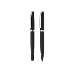 Vue Stylo en bambou au design épuré de couleur noir| Krokrodeal