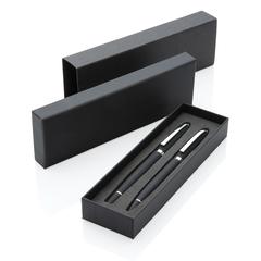 Vue Stylo en bambou au design épuré de couleur noir| Krokrodeal