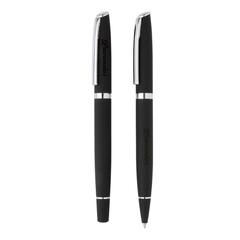 Vue Stylo en bambou au design épuré de couleur noir| Krokrodeal