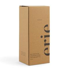 Vue VINGA Bouteille isotherme 450ml en acier RCS Erie de couleur gris| Krokrodeal