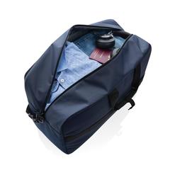 Vue Sac week-end en rPET AWARE™ Armond de couleur bleu| Krokrodeal
