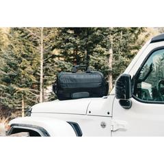 Vue Sac week-end en rPET AWARE™ Armond de couleur noir| Krokrodeal