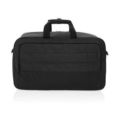 Vue Sac week-end en rPET AWARE™ Armond de couleur noir| Krokrodeal