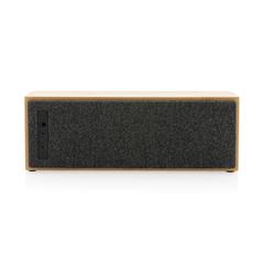 Vue Haut-parleur sans fil 10W en bambou Wynn de couleur marron| Krokrodeal
