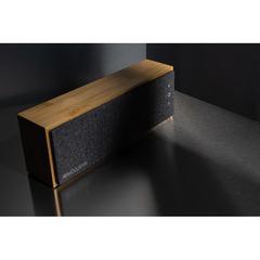 Vue Haut-parleur sans fil 10W en bambou Wynn de couleur marron| Krokrodeal