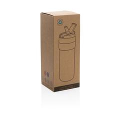 Vue Mug RCS et RSS avec couvercle chaud / froid de couleur blanc| Krokrodeal
