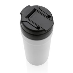 Vue Mug RCS et RSS avec couvercle chaud / froid de couleur blanc| Krokrodeal