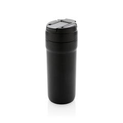 Vue Mug RCS et RSS avec couvercle chaud / froid de couleur noir| Krokrodeal