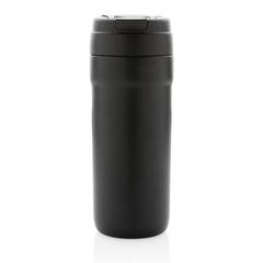 Vue Mug RCS et RSS avec couvercle chaud / froid de couleur noir| Krokrodeal