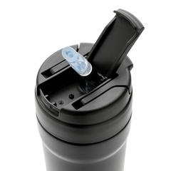 Vue Mug RCS et RSS avec couvercle chaud / froid de couleur noir| Krokrodeal