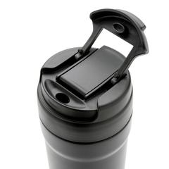Vue Mug RCS et RSS avec couvercle chaud / froid de couleur noir| Krokrodeal