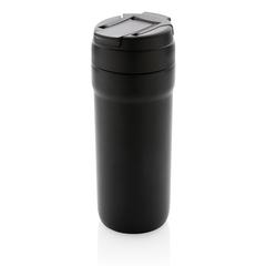 Vue Mug RCS et RSS avec couvercle chaud / froid de couleur noir| Krokrodeal