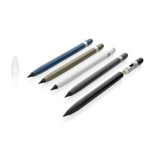 Vue Crayon infini en aluminium avec gomme de couleur vert| Krokrodeal
