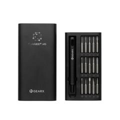 Vue Set de tournevis 31 pièces Gear X de couleur noir| Krokrodeal