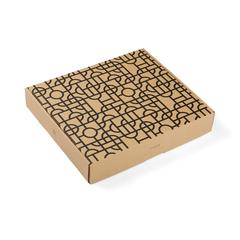 Vue VINGA Couverture Verso de couleur marron| Krokrodeal